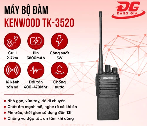 Máy bộ đàm Kenwood TK-3520 2