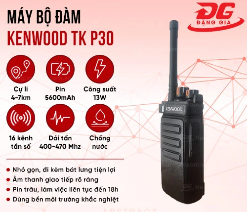Máy bộ đàm Kenwood TK P30 2