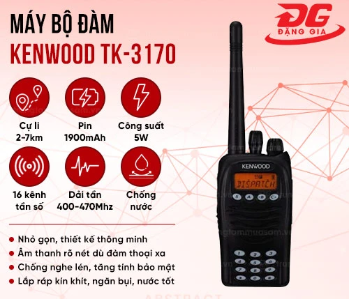 Máy bộ đàm Kenwood TK-3170 2