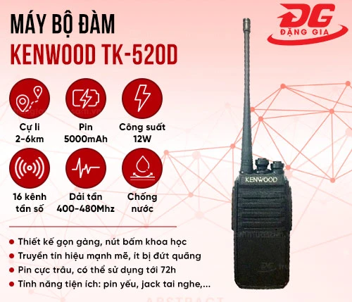 Máy bộ đàm Kenwood TK-520D 2