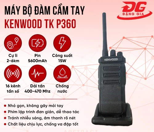 Máy bộ đàm cầm tay Kenwood TK P360 2