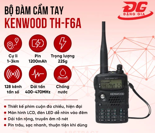 Bộ đàm cầm tay Kenwood TH-F6A 2