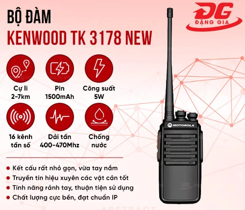 Bộ đàm Kenwood TK 3178 NEW 2