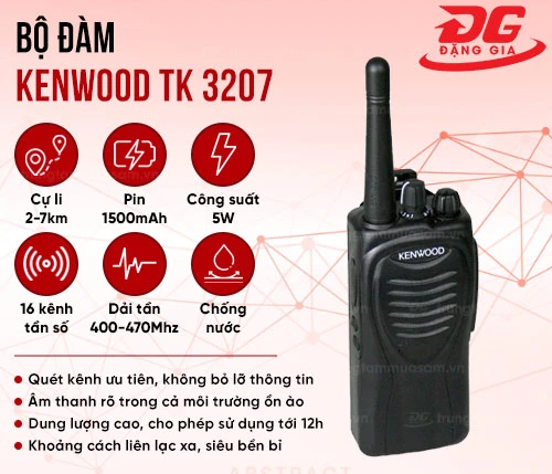 Bộ đàm Kenwood TK 3207 2