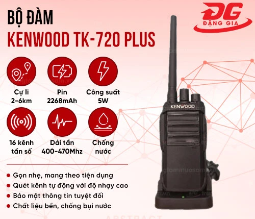 Bộ đàm Kenwood TK-720 Plus 2