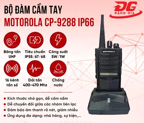 Bộ đàm cầm tay Motorola CP-9288 IP66 2