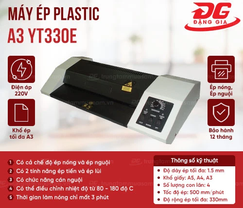 Máy ép plastic A3 YT330E 2