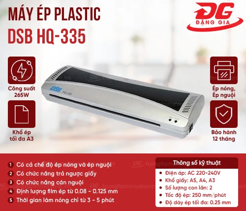 Máy ép plastic DSB HQ-335 2