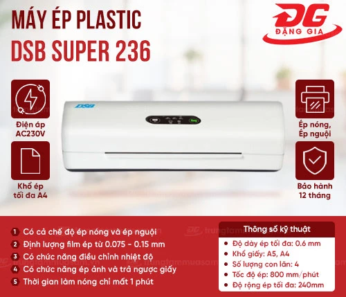 Máy ép plastic DSB Super 236 2