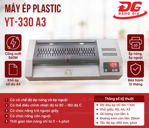 Máy ép plastic YT-330 A3 2