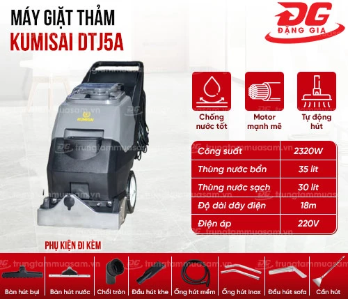Máy giặt thảm Kumisai DTJ5A 2