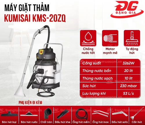 Máy giặt thảm Kumisai KMS-20ZQ 2