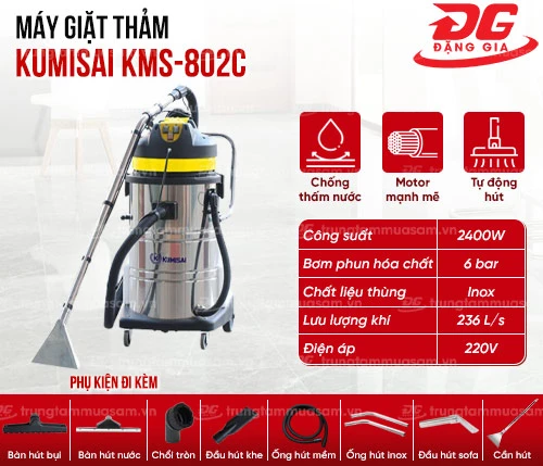 Máy giặt thảm Kumisai KMS-802C 2