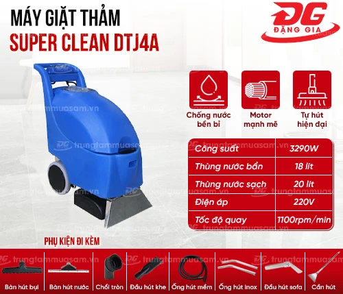 Máy giặt thảm Super Clean DTJ4A 2