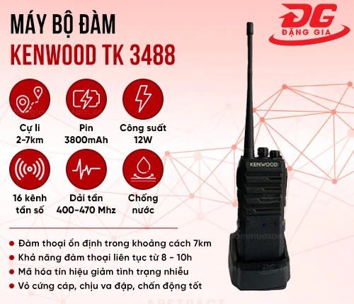 Máy bộ đàm Kenwood TK 3488 2