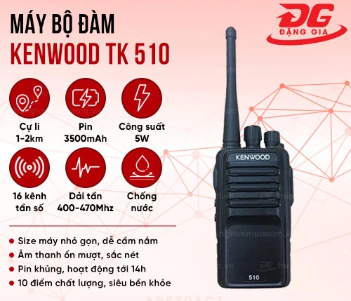 Máy bộ đàm Kenwood TK 510 2