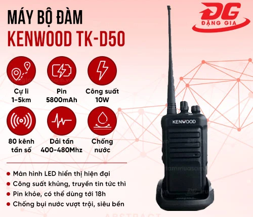Máy bộ đàm Kenwood TK-D50 2