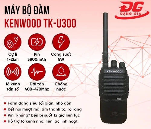 Máy bộ đàm Kenwood TK-U300 2