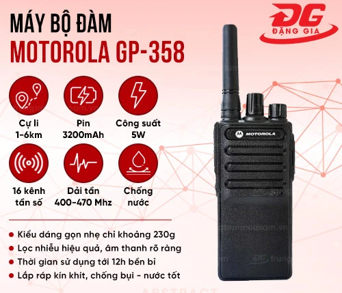 Máy bộ đàm Motorola GP-358 2