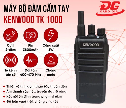 Máy bộ đàm cầm tay Kenwood TK 1000 2