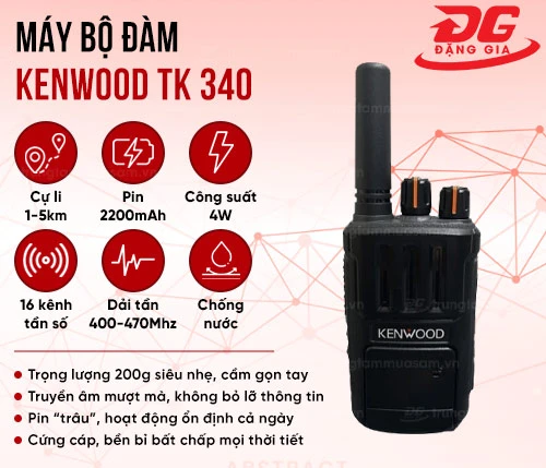 Máy bộ đàm Kenwood TK 340 2