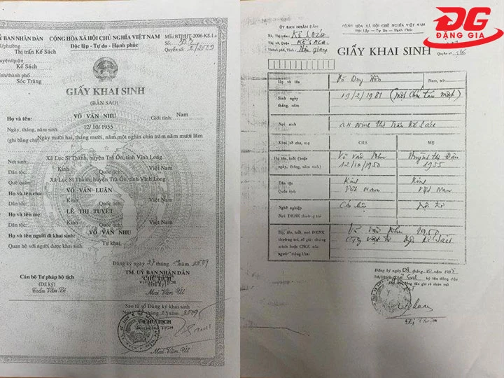 Giấy khai sinh sau khi ép plastic có photo được không