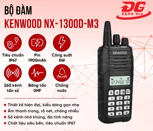 Bộ đàm Kenwood NX-1300D-M3 2