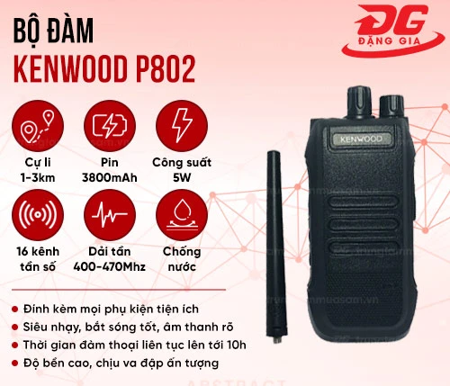 Bộ đàm Kenwood P802 2