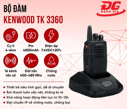 Bộ đàm Kenwood TK 3360 2