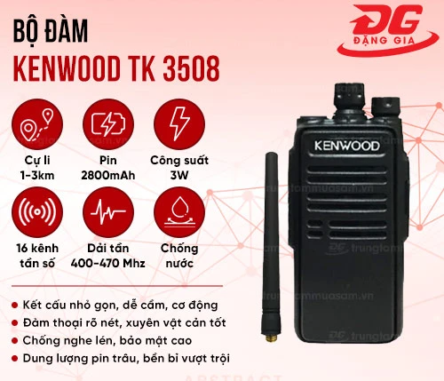Bộ đàm Kenwood TK 3508 2