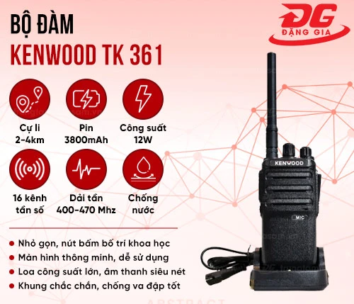 Bộ đàm Kenwood TK 361 2