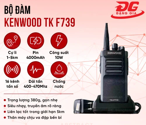 Bộ đàm Kenwood TK F739 2