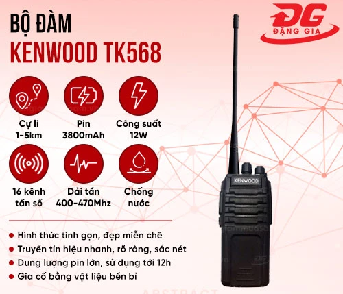 Bộ đàm Kenwood TK568 2