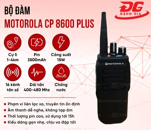 Bộ đàm Motorola CP 8600 Plus 2