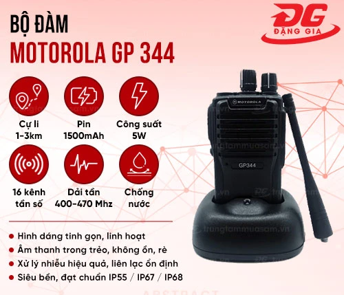 Bộ đàm Motorola GP 344 2