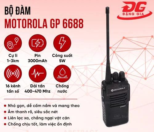 Bộ đàm Motorola GP 6688 2