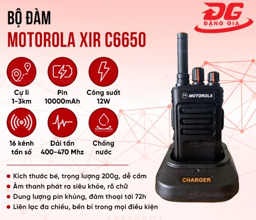 Bộ đàm Motorola XiR C6650 2