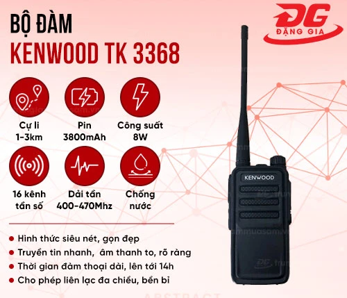 Bộ đàm Kenwood TK 3368 2