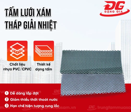 Tấm lưới xám tháp giải nhiệt 2