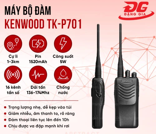 Máy bộ đàm Kenwood TK-P701 2