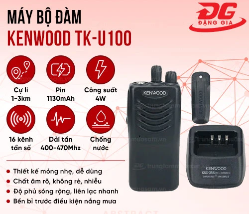 Máy bộ đàm Kenwood TK-U100 2