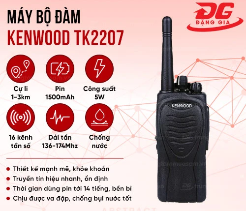 Máy bộ đàm Kenwood TK2207 2