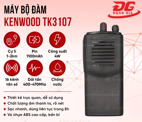 Máy bộ đàm Kenwood TK3107 2
