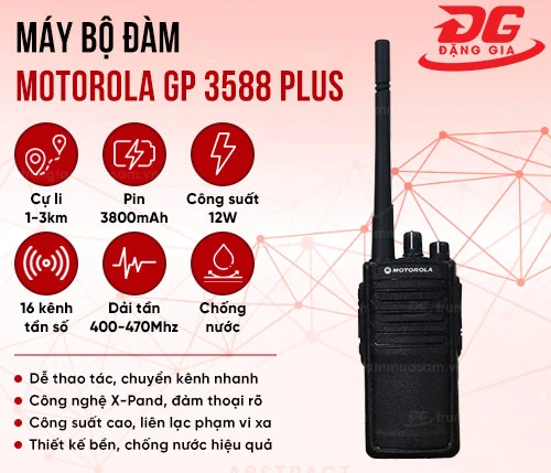 Máy bộ đàm Motorola GP 3588 Plus 2
