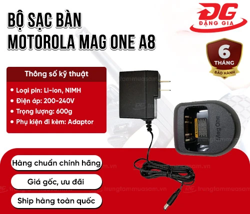 Bộ sạc bàn Motorola Mag one A8 2