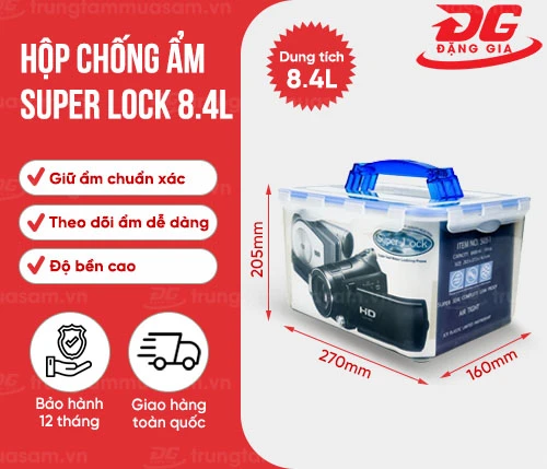 Hộp chống ẩm Super Lock 8.4L 2