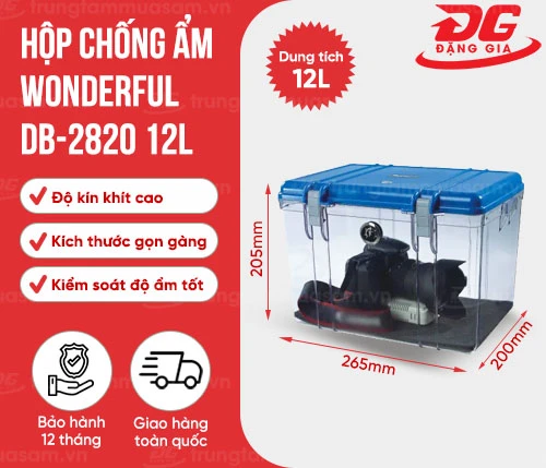 Hộp chống ẩm Wonderful DB-2820 12L 2