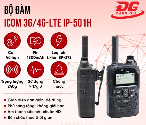 Bộ đàm Icom 3G/4G-LTE IP-501H 2