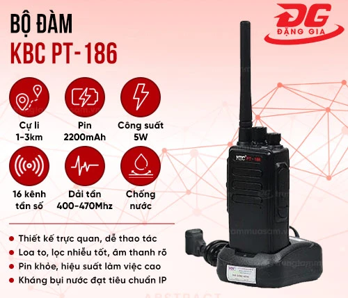 Bộ đàm KBC PT-186 2
