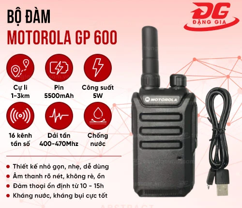 Bộ đàm Motorola GP 600 2